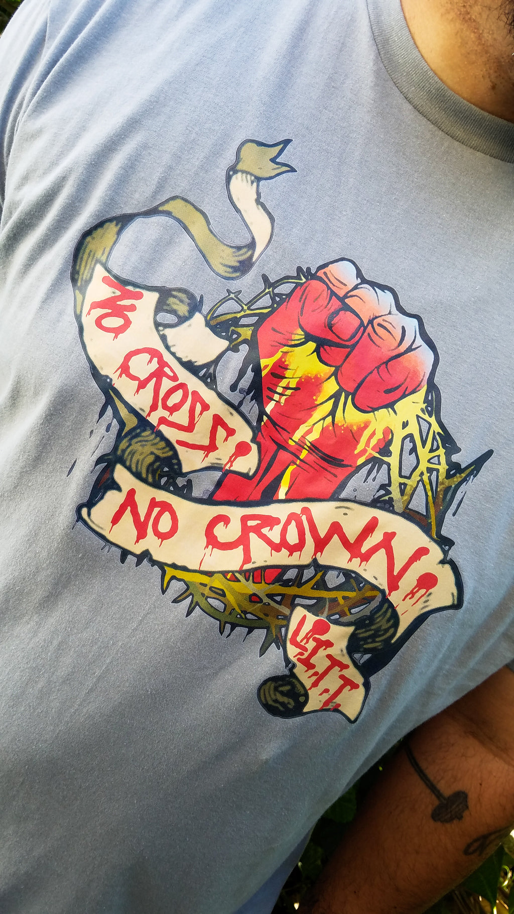 No Cross, No Crown - Grey